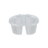 50 Pcs Takeaway Sauce Cup Clear Leak Proof FoodGrade Restaurant Home
