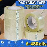 Packing Tapes 6/48 Rolls 50um Clear