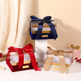 Clear Acrylic Gift Box with Bow for Display Packaging