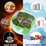 50PCS Coffee Takeaway Packaging Bags with Handle Self-Adhesive Durable
