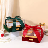 Clear Acrylic Gift Box with Bow for Display Packaging