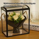 20PCS PVC Transparent Handheld Gift Bags Clear for Presents