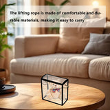 20PCS PVC Transparent Handheld Gift Bags Clear for Presents