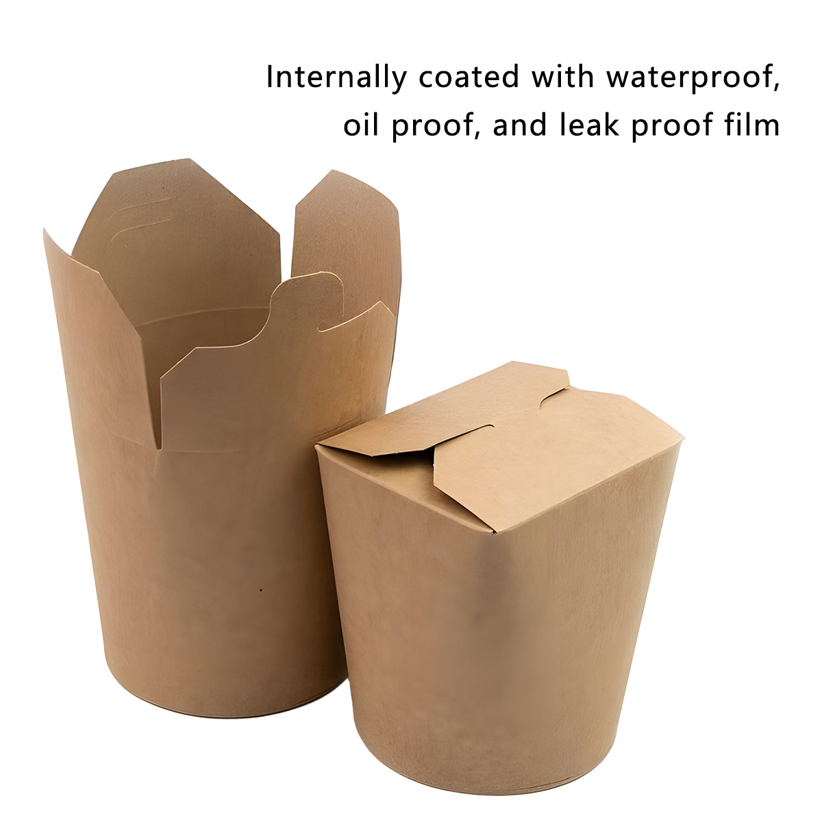 50PCS Food Grade Fast Food Takeaway Boxes Leakproof Greaseproof 16/26/32OZ