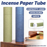 10PCS Incense Paper Tubes 200g Durable Storage in 2 Colours