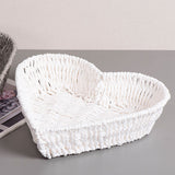 Woven Storage Basket Heart Shaped 1Pack