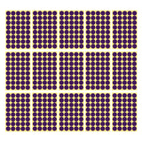 8/13/25/50mm Round Sticker Dots Adhesive Labels Cool-toned