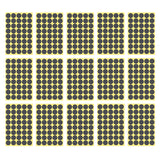 8/13/25/50mm Round Sticker Dots Adhesive Labels Neutral