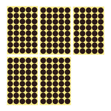 8/13/25/50mm Round Sticker Dots Adhesive Labels Neutral