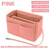 Handbag Insert 1PC 4Colours 3Sizes Felt Tote Purse Pouch
