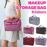 Travel Size Zipper Closure Toiletry Bag 1pc