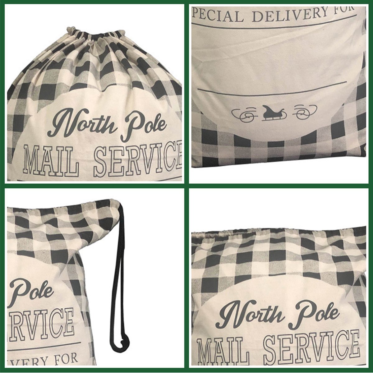 Add a rustic touch to your holiday celebrations with this charming Plaid Christmas Gift Bag. 