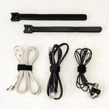 10/20/50x Cable Ties Hook and Loop Cable Ties Organiser Cords