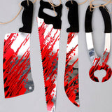8 Pcs Hanging Bloody Knives Halloween Garland Decoration
