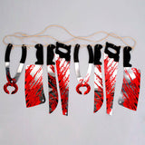 8 Pcs Hanging Bloody Knives Halloween Garland Decoration