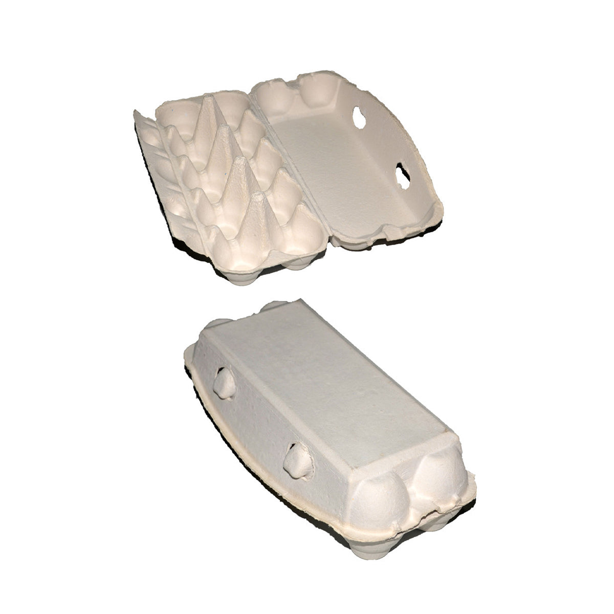 150PCS 10 Slot Paper Egg Trays Molded Pulp Stackable for Egg Packaging