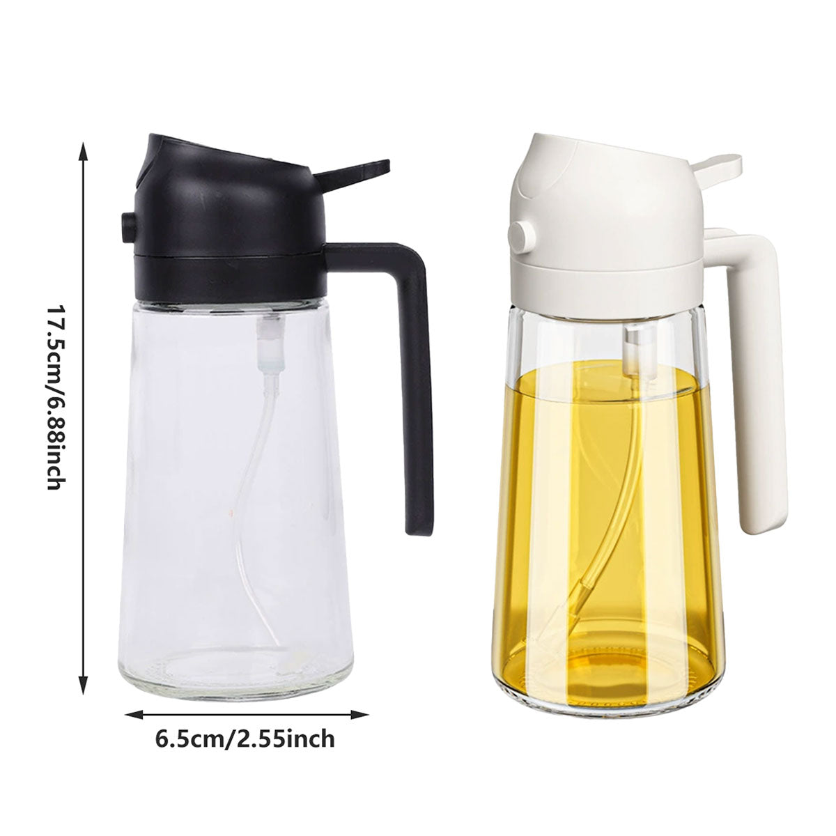 2-in-1 Glass Oil Pot 1PC