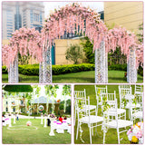 12PCS Artificial Silk Fake Flower Garland