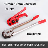 Red Manual Strapping Tool for Plastic Steel Banding