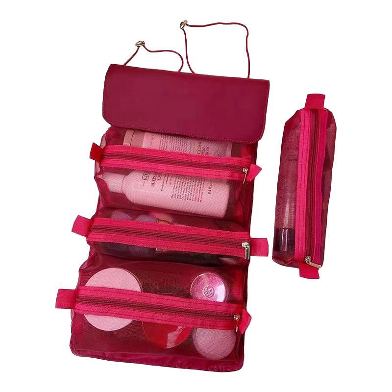 4 in 1 Detachable Makeup Storage Bag 1PC 6Colours Cosmetic Toiletry Bag - Discount Packaging Warehouse