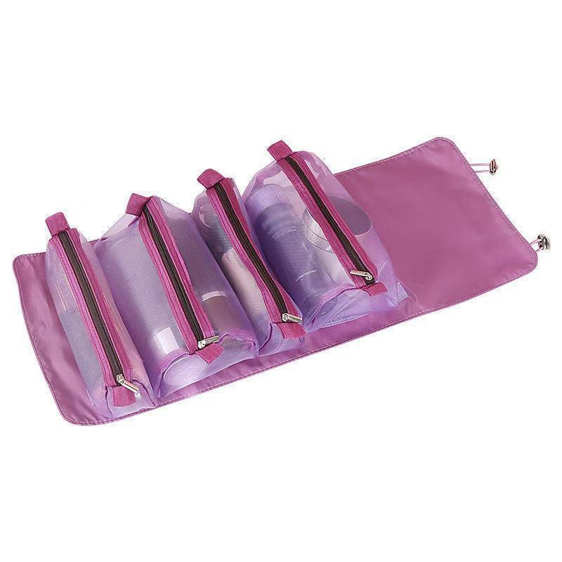 4 in 1 Detachable Makeup Storage Bag 1PC 6Colours Cosmetic Toiletry Bag - Discount Packaging Warehouse