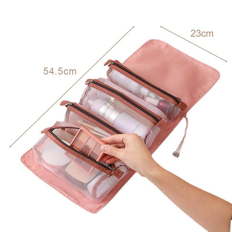 4 in 1 Detachable Makeup Storage Bag 1PC 6Colours Cosmetic Toiletry Bag - Discount Packaging Warehouse