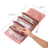 4 in 1 Detachable Makeup Storage Bag 1PC 6Colours Cosmetic Toiletry Bag - Discount Packaging Warehouse