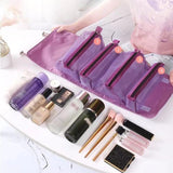 4 in 1 Detachable Makeup Storage Bag 1PC 6Colours Cosmetic Toiletry Bag - Discount Packaging Warehouse