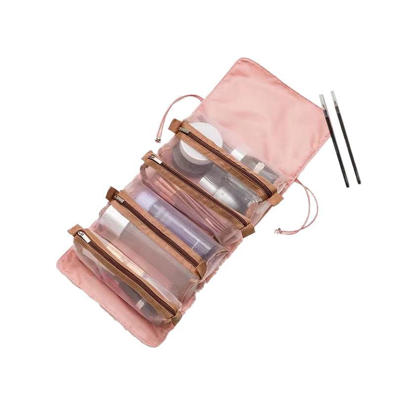 4 in 1 Detachable Makeup Storage Bag 1PC 6Colours Cosmetic Toiletry Bag - Discount Packaging Warehouse