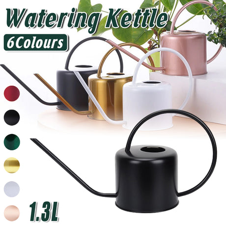 Indoor and Garden Plants Metal Retro Watering Can 6 Colors 1PC