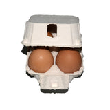 300PCS 4 Slot Paper Egg Trays Molded Pulp Stackable for Egg Packaging