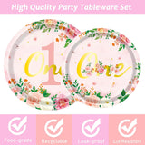1-year-old Birthday Party Paper Plate Tableware 1Set