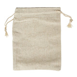 Drawstring Burlap Bag 8*10cm 10PCS Natural