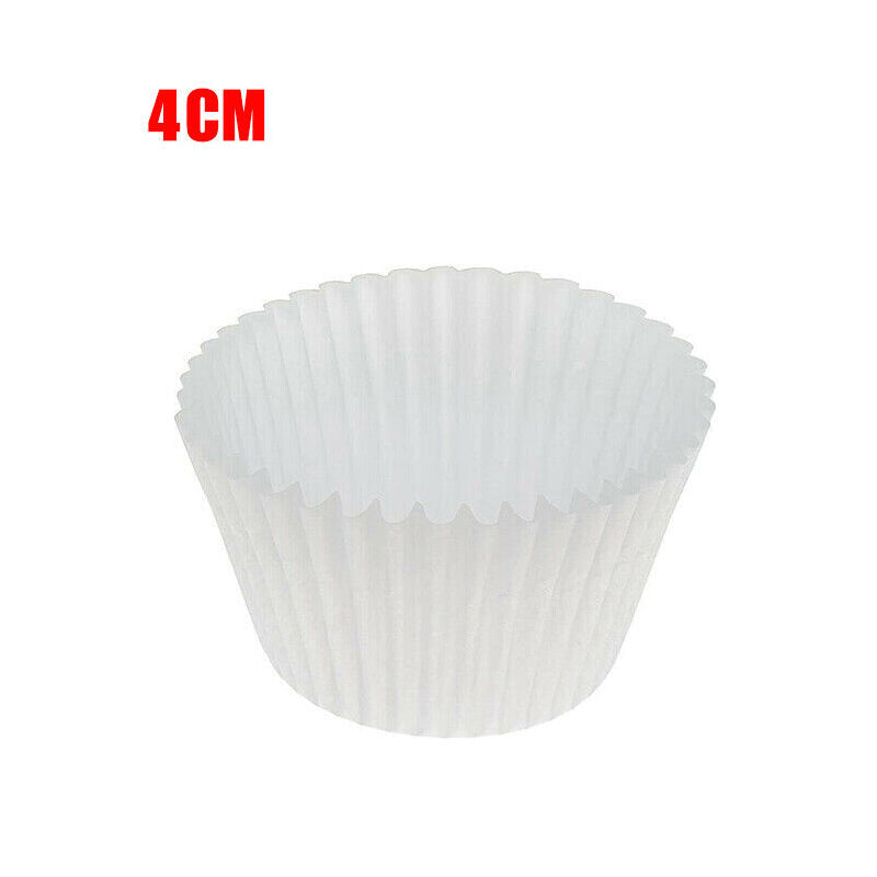 Patty Pans Muffin Cases Baking Cups 600PCS 4Sizes White