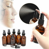 Essential Oil Bottles 5-20PCS Amber Glass Mist Sprayer W Roller 3Sizes 2Styles - Discount Packaging Warehouse