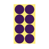8/13/25/50mm Round Sticker Dots Adhesive Labels Cool-toned