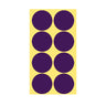 8/13/25/50mm Round Sticker Dots Adhesive Labels Cool-toned