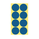 8/13/25/50mm Round Sticker Dots Adhesive Labels Cool-toned
