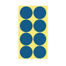 8/13/25/50mm Round Sticker Dots Adhesive Labels Cool-toned