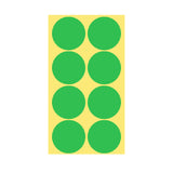 8/13/25/50mm Round Sticker Dots Adhesive Labels Cool-toned