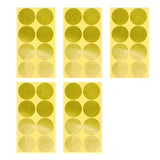 8/13/25/50mm Round Sticker Dots Adhesive Labels Neutral