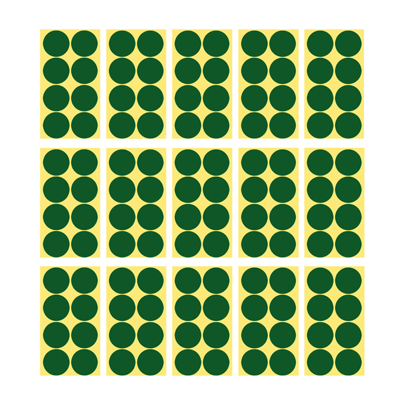 8/13/25/50mm Round Sticker Dots Adhesive Labels Cool-toned