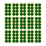 8/13/25/50mm Round Sticker Dots Adhesive Labels Cool-toned
