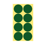 8/13/25/50mm Round Sticker Dots Adhesive Labels Cool-toned