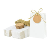 50PCS Bag Shaped Candy Box Kraft Paper DIY Design