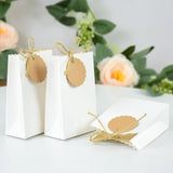 50PCS Bag Shaped Candy Box Kraft Paper DIY Design