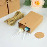 50PCS Bag Shaped Candy Box Kraft Paper DIY Design