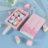 50PCS Ice Pop Shaped Candy Box Sturdy Paper Material