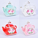 50PCS Teapot Candy Box Cardstock Gift Box for Tea Party