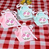 50PCS Teapot Candy Box Cardstock Gift Box for Tea Party